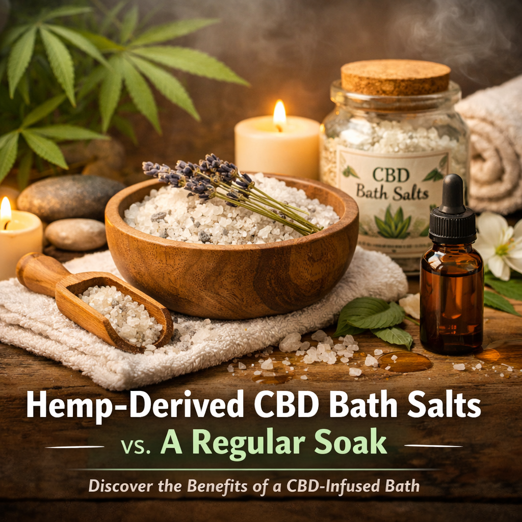 Why Hemp-Derived CBD Bath Salts Are Different From a Regular Soak
