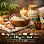 Why Hemp-Derived CBD Bath Salts Are Different From a Regular Soak