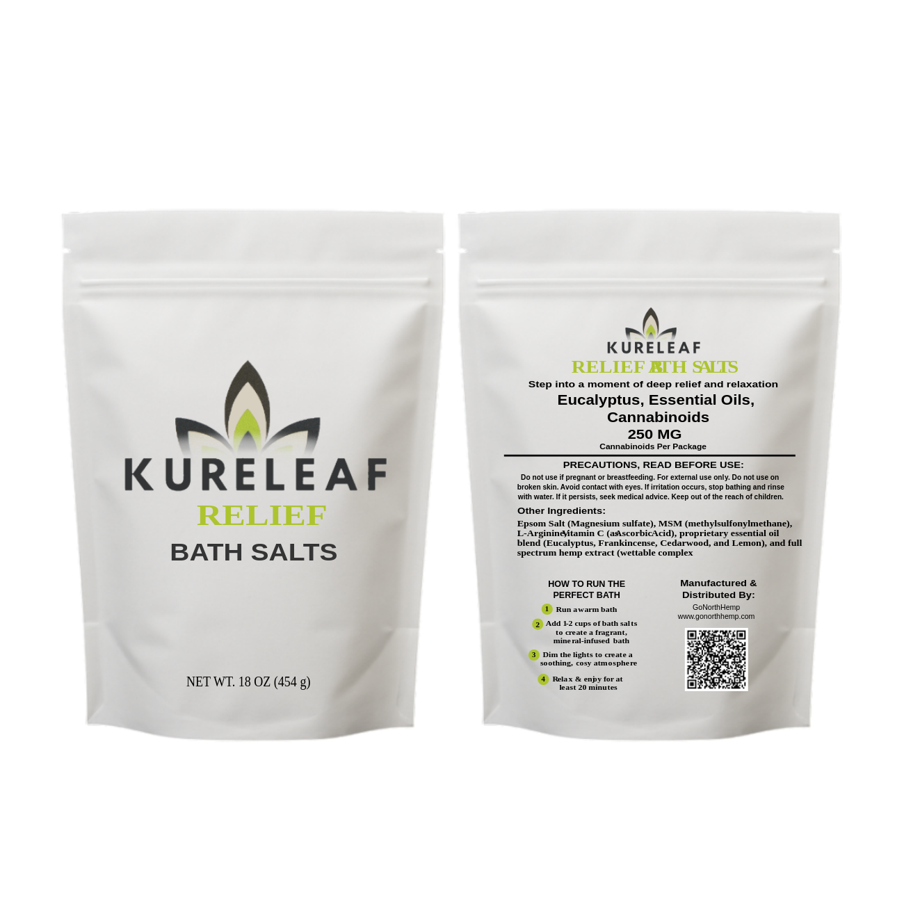 CBD Bath Salts for Pain Relief & Muscle Recovery